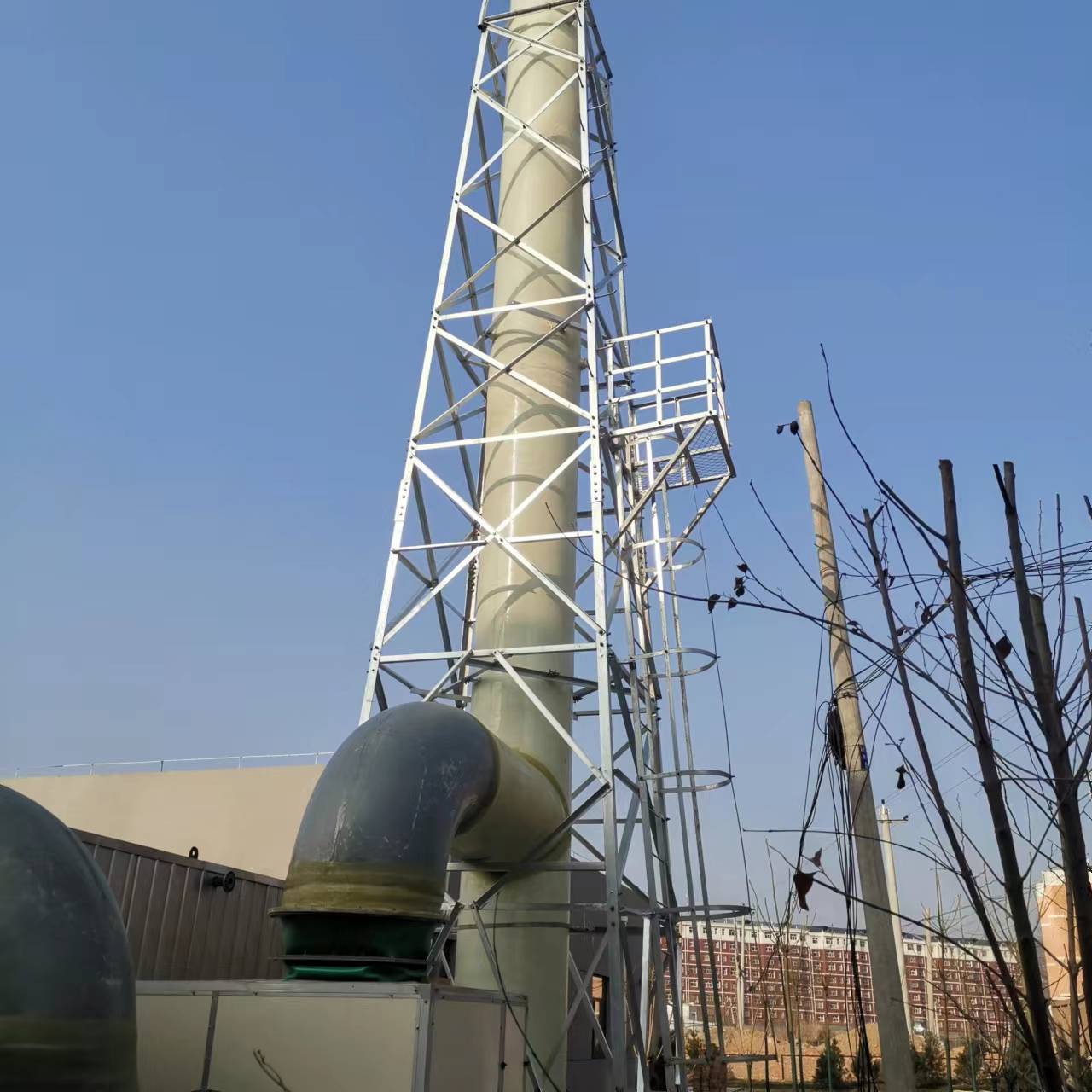 宜川县污水处理厂除臭设备安装